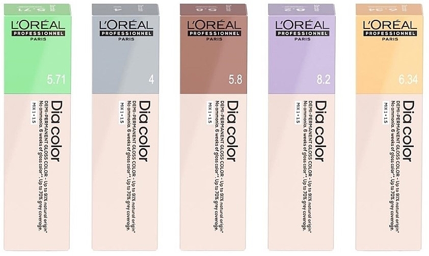 Краска для волос - L'Oreal Professionnel Dia Color Demi-Permanent Gloss Color — фото N2