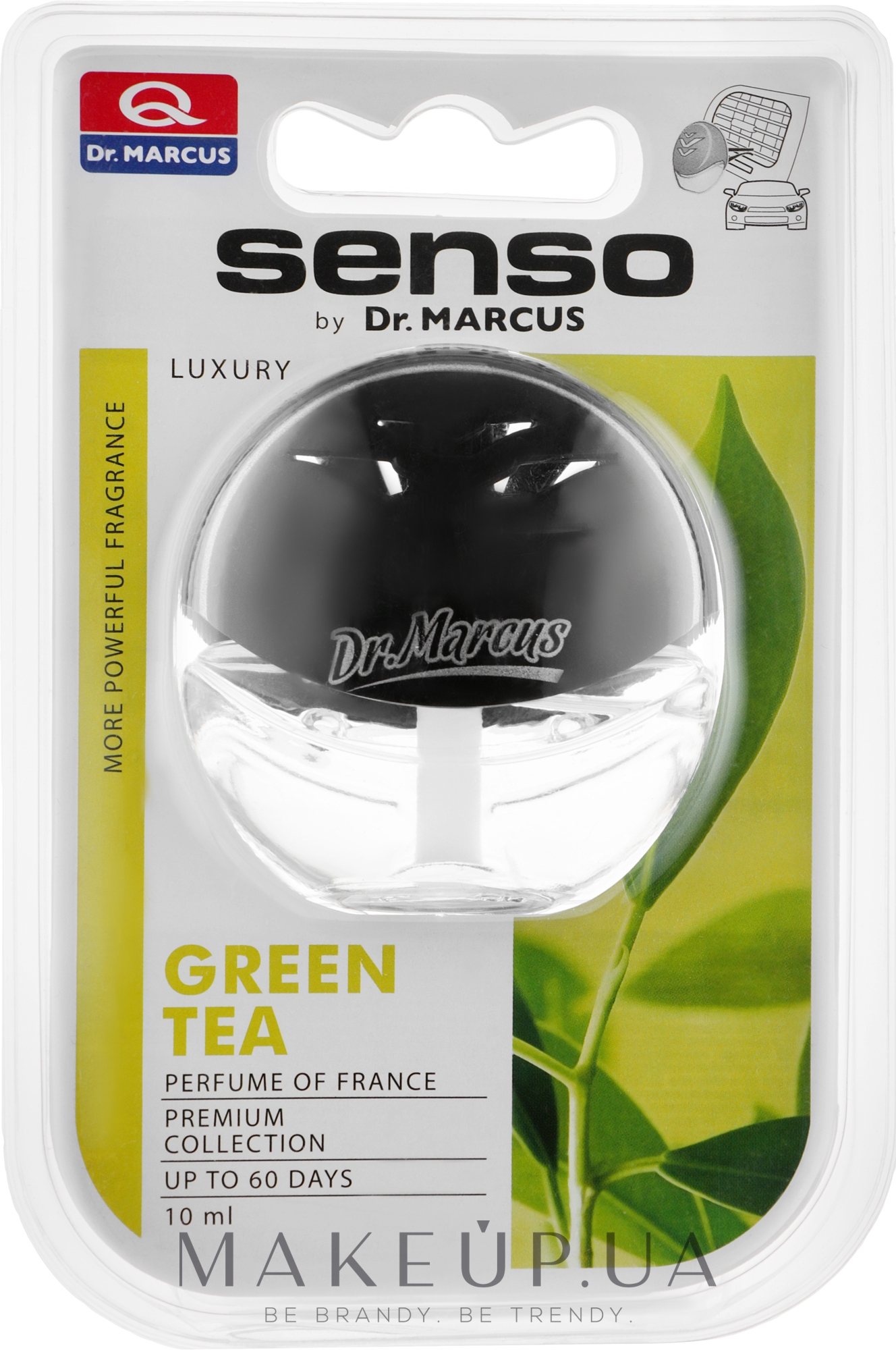 Освежитель для автомобиля в бутылке "Зеленый чай" - Dr.Marcus Senso Luxury Green Tea — фото 10ml
