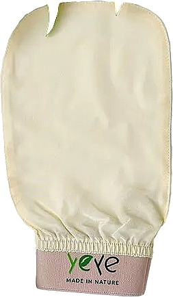 Пилинг-перчатка шелковая, белая - Yeye — фото N1