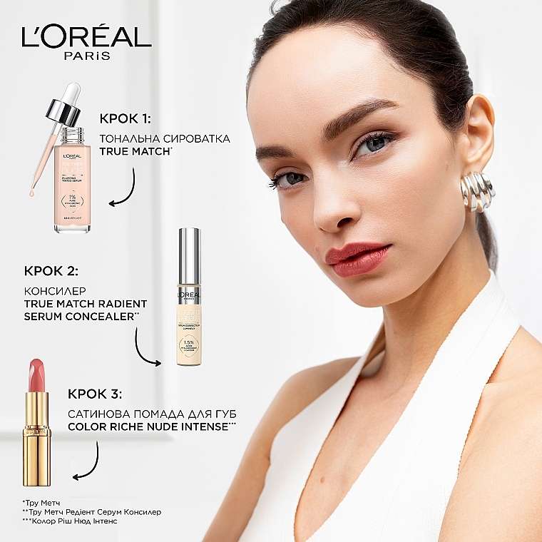 Гиалуроновая тонирующая сыворотка для лица - L'oreal Paris True Match Nude — фото N6