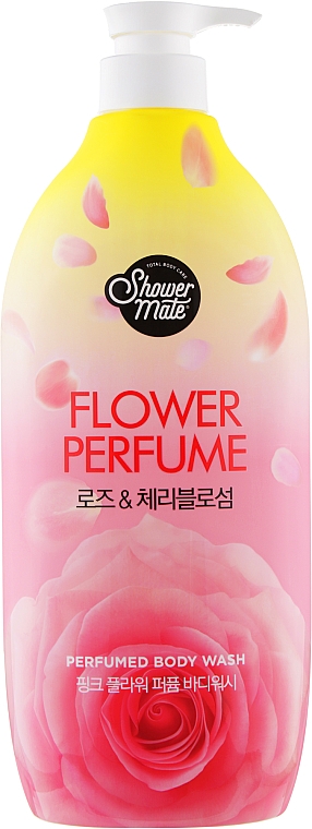 Гель для душа "Роза и вишневый цвет" - KeraSys Lovely & Romantic Parfumed Body Wash — фото N1