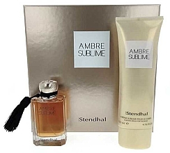 Духи, Парфюмерия, косметика Stendhal Ambre Sublime - Набор (edp/40ml + b/lot/100ml)