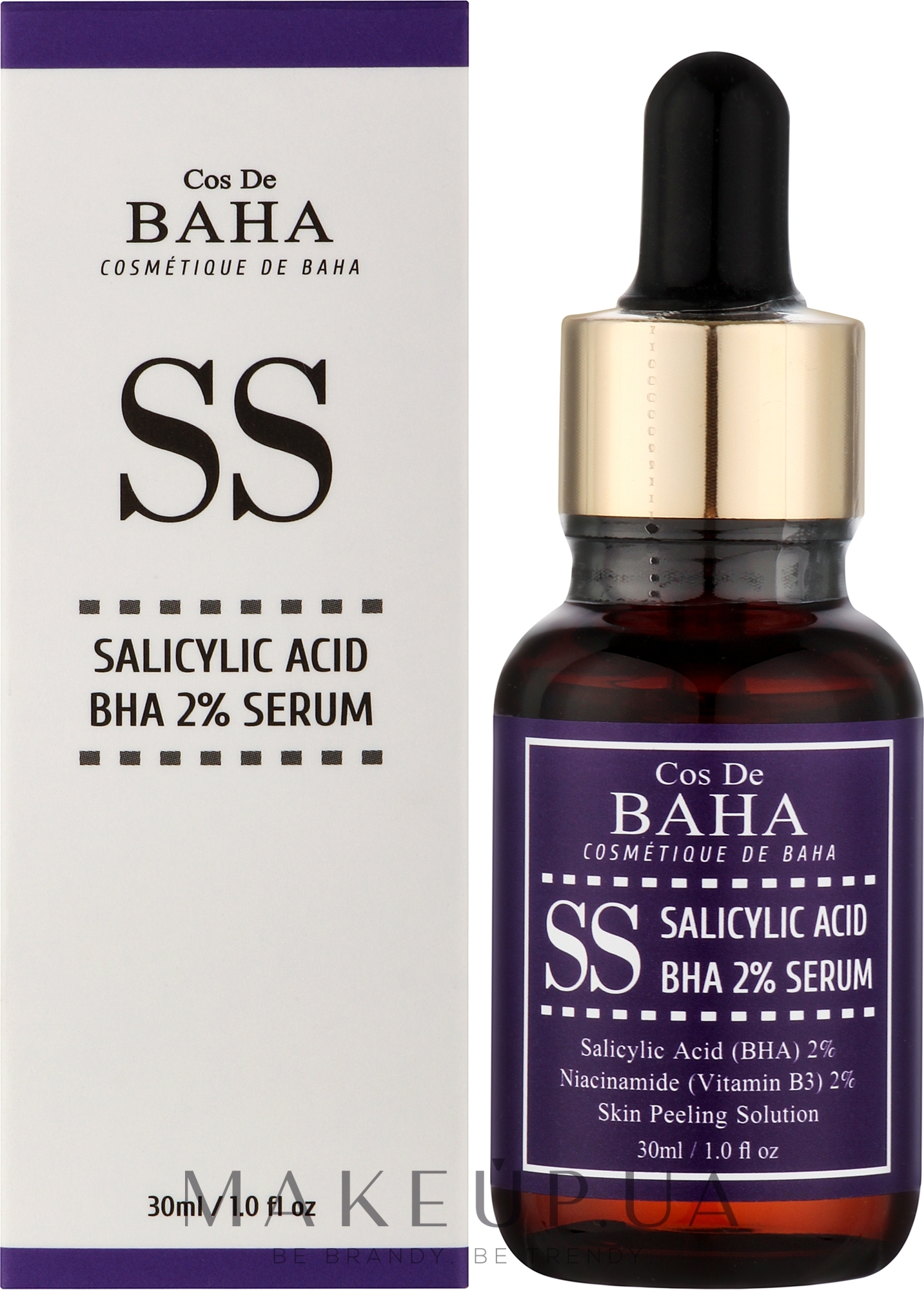 Сыворотка для лица с салициловой кислотой 2% - Cos De Baha Salicylic Acid 2% Serum — фото 30ml