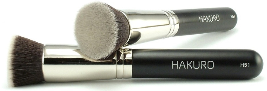 Кисть для основы и пудры, H51 - Hakuro Professional — фото N3