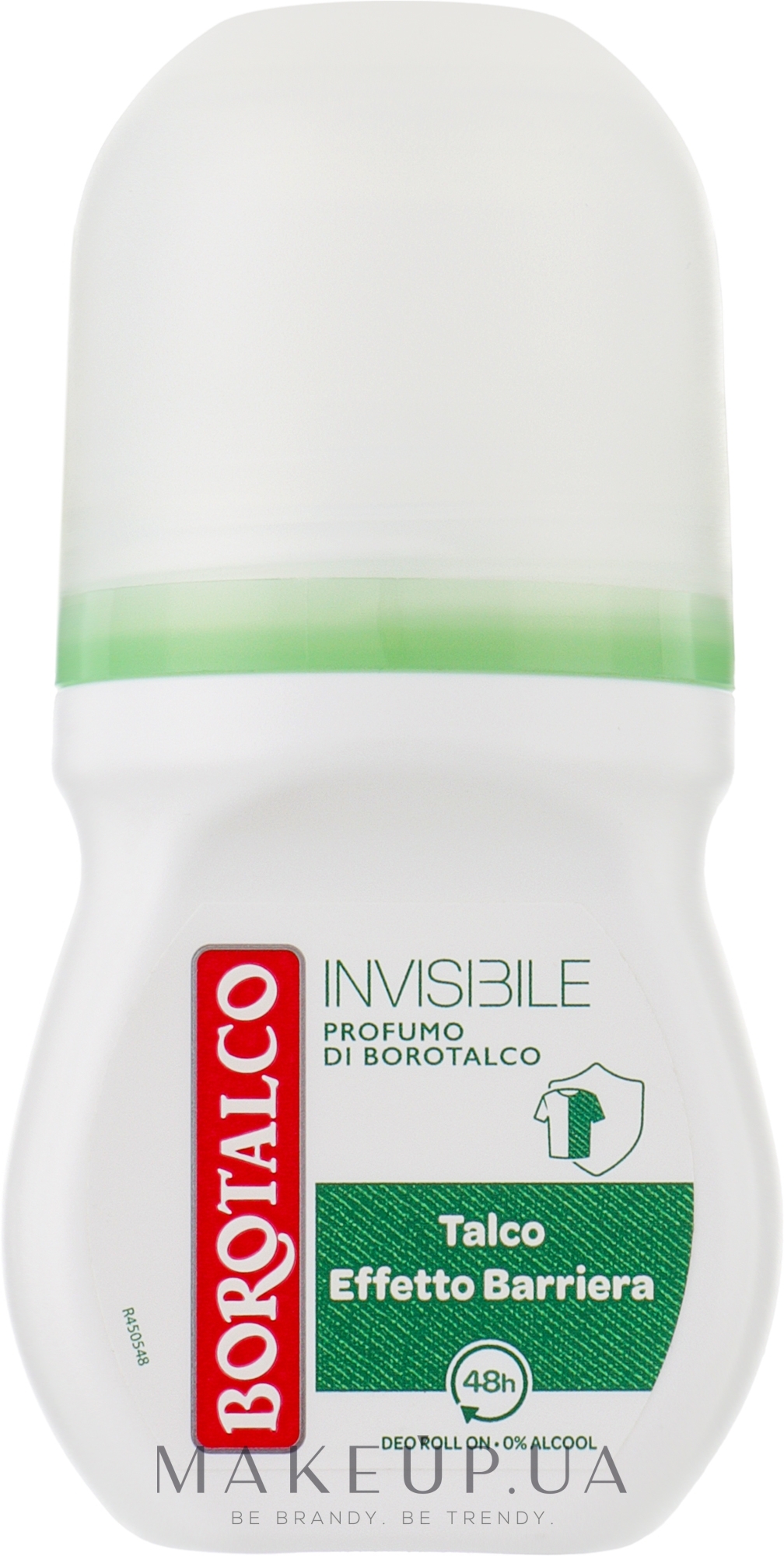 Кульковий дезодорант-антиперспірант - Borotalco Invisible Profumo Di Borotalco 48H — фото 50ml