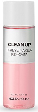 Засіб для зняття макіяжу - Holika Holika Clean Up Lip & Eye Makeup Remover — фото N1