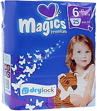 Парфумерія, косметика Підгузники Magics Premium 6 XL 16-30кг, 25 шт - Magics