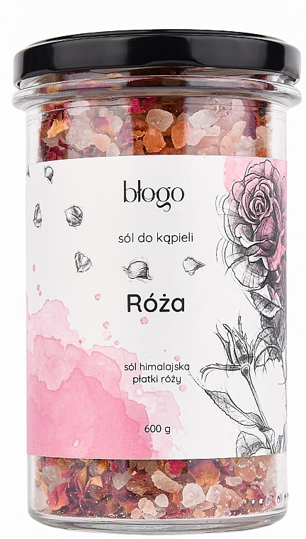 Соль для ванны "Роза" - Blogo — фото N1