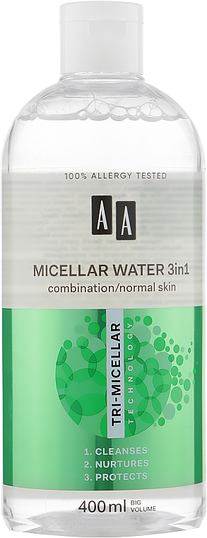 Мицеллярная вода - AA Tri-Micellar 3-in-1 Cleansing Water