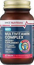 Парфумерія, косметика Мультивітамінний комплекс для чоловіків, таблетки - Unice Nutritions Men's Multivitamin Complex