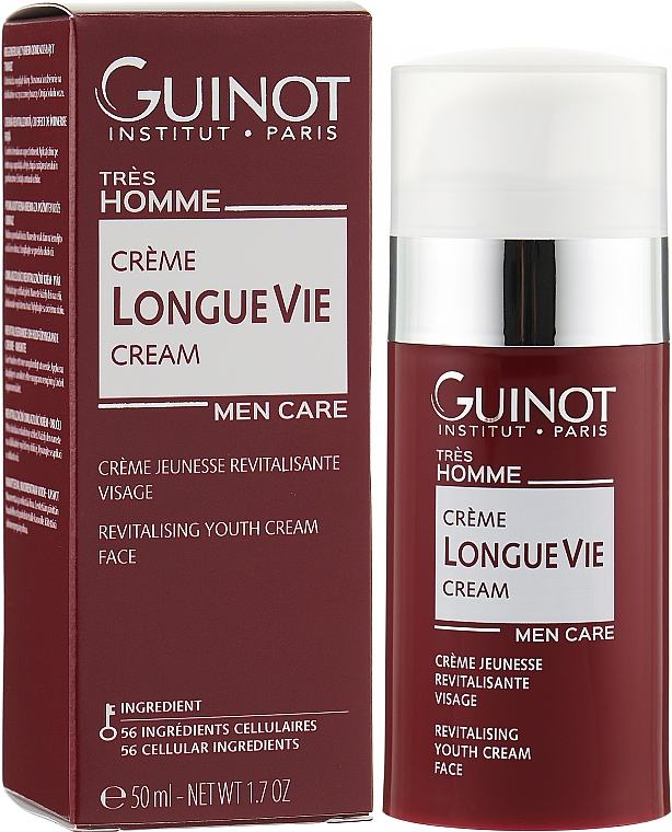 Омолаживающий крем-сыворотка для лица "Долгая жизнь клетки" - Guinot Longue Vie Homme — фото N2
