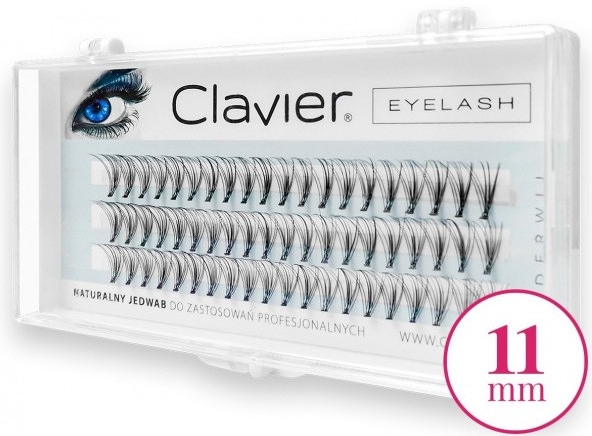 Накладні вії, 11 мм - Clavier Eyelash — фото N1
