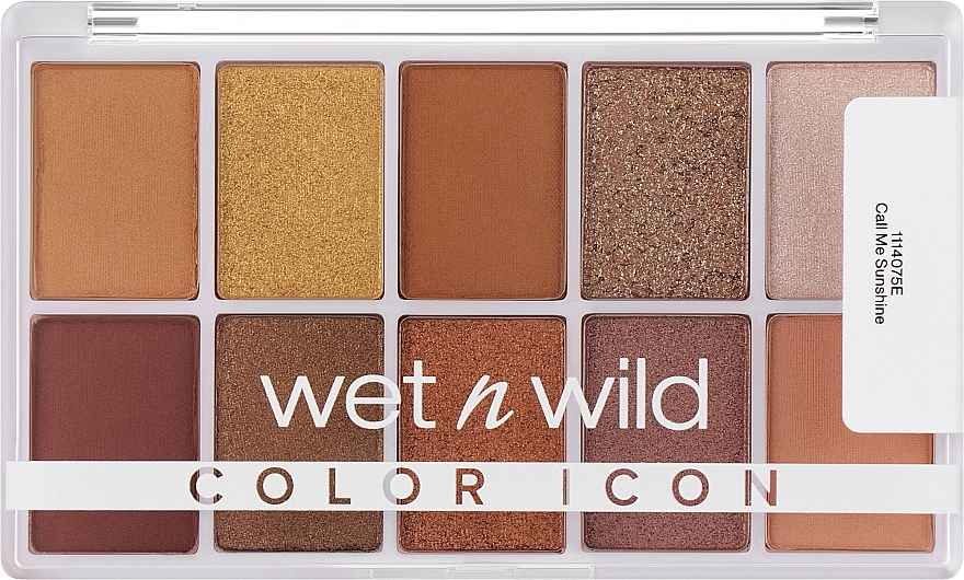 Палетка теней для век - Wet N Wild Color Icon 10-Pan Eyeshadow Palette — фото N2