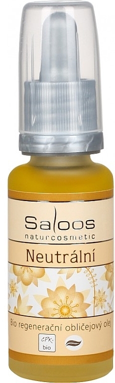 Регенеруюча олія для обличчя "Neutral" - Saloos Regenerating Face Oil — фото N1
