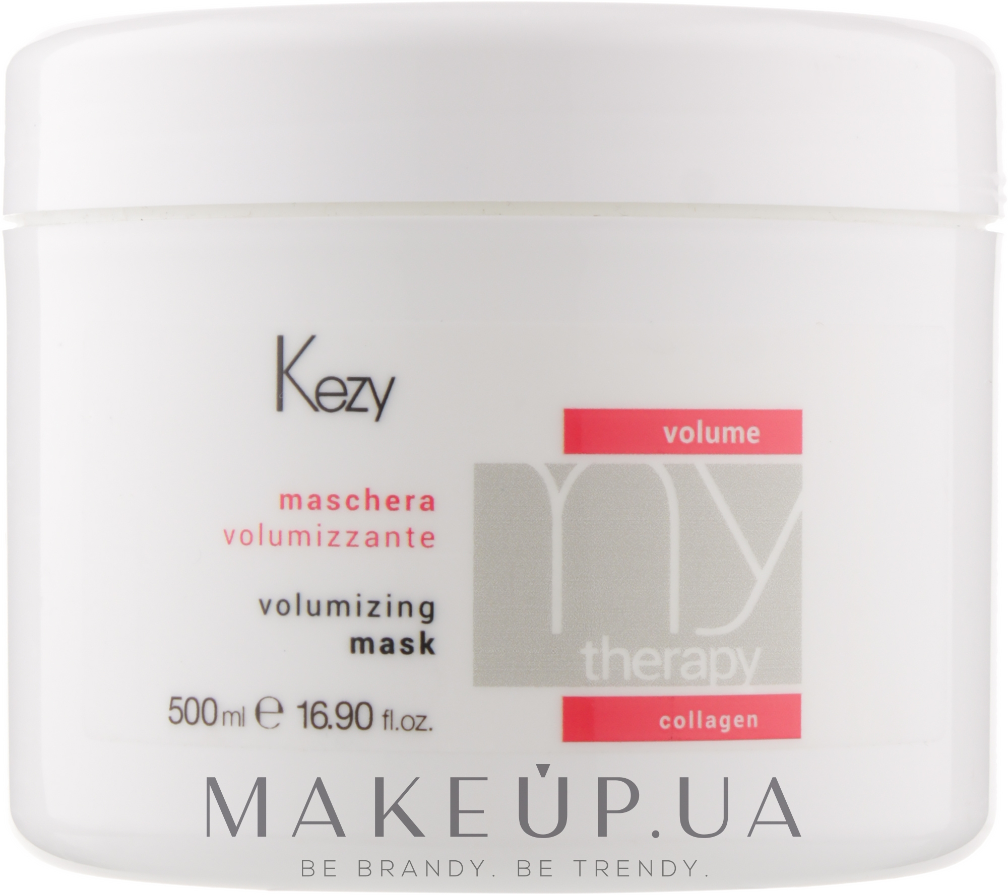 Маска для объема волос с морским коллагеном - Kezy Volume Volumizing Mask — фото 500ml
