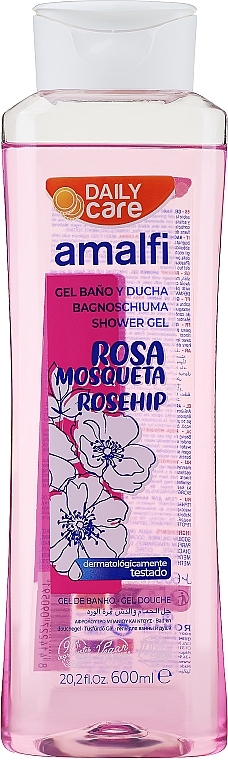 Гель для душу і ванни "Шипшина" - Amalfi Skin Rosa Mosqueta Shower Gel — фото N1