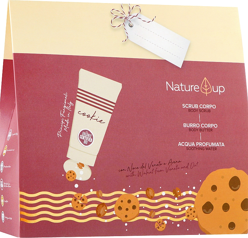 Набір - Bema Cosmetici Nature Up Cookie (arom/water/100ml + b/scr/200ml + butter/200ml) — фото N1
