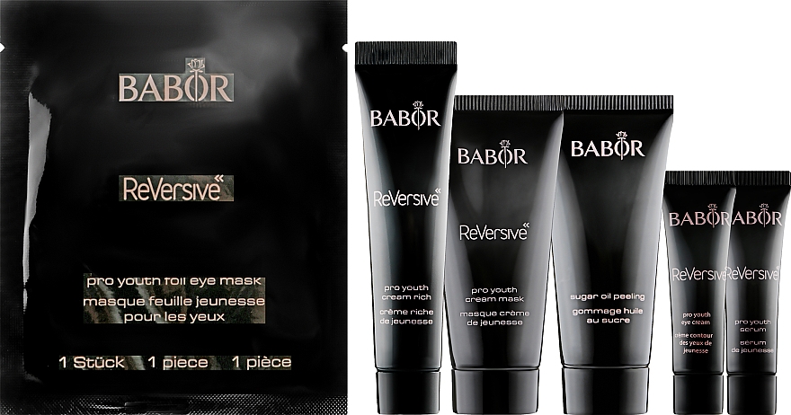 Набір - Babor Treatment Set ReVersive (ser/7ml + eye/cream/7ml + peel/4ml + cream/15ml + mask/15ml) — фото N1