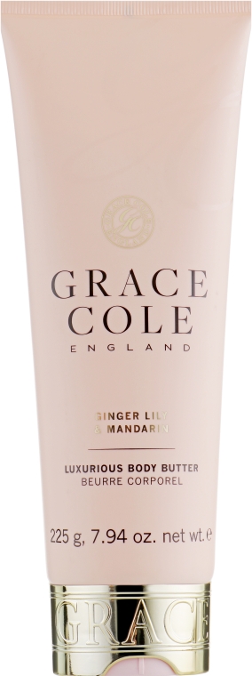 Масло для тіла - Grace Cole Ginger Lily & Mandarin Body Butter — фото N1