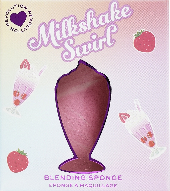 Спонж для макіяжу - I Heart Revolution Milkshake Swirl Blending Sponge — фото N1