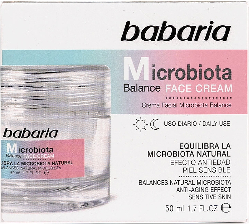 Балансувальний крем для обличчя - Babaria Microbiota Balance Cream — фото N1