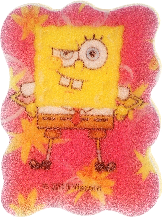 Мочалка банная детская "Спанч Боб" 4 - Suavipiel Sponge Bob Bath Sponge — фото N1