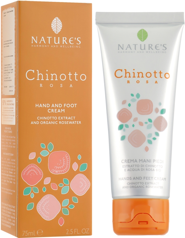Крем для рук и ног - Nature's Chinotto Rosa Hand And Foot Cream