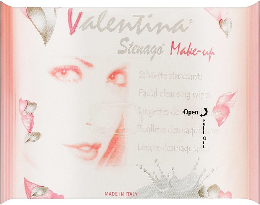 Влажные салфетки для снятия макияжа - Sts Cosmetics Valentina Stenaga Make-Up — фото N1