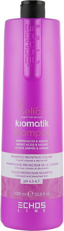 Шампунь для фарбованого волосся - Echosline Seliar Kromatik Shampoo — фото N3