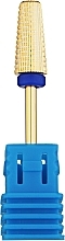Парфумерія, косметика Насадка для фрезера твердосплавна, 5 в 1, синя - Vizavi Professional