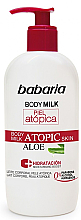 Духи, Парфюмерия, косметика Молочко для атопичной кожи с экстрактом алоэ - Babaria Atopic Aloe Body Milk