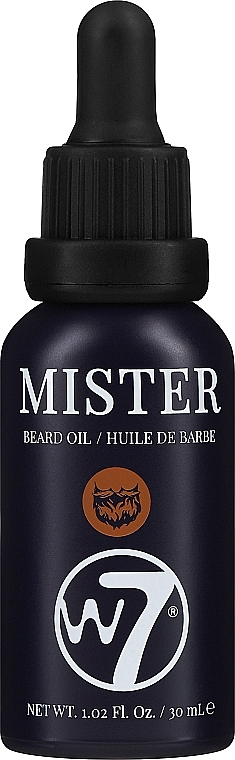 Масло для бороды - W7 Cosmetics Mister Beard Oil — фото N1