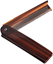 Парфумерія, косметика Складаний гребінь для волосся, 11 см - Golddachs Pocket Comb