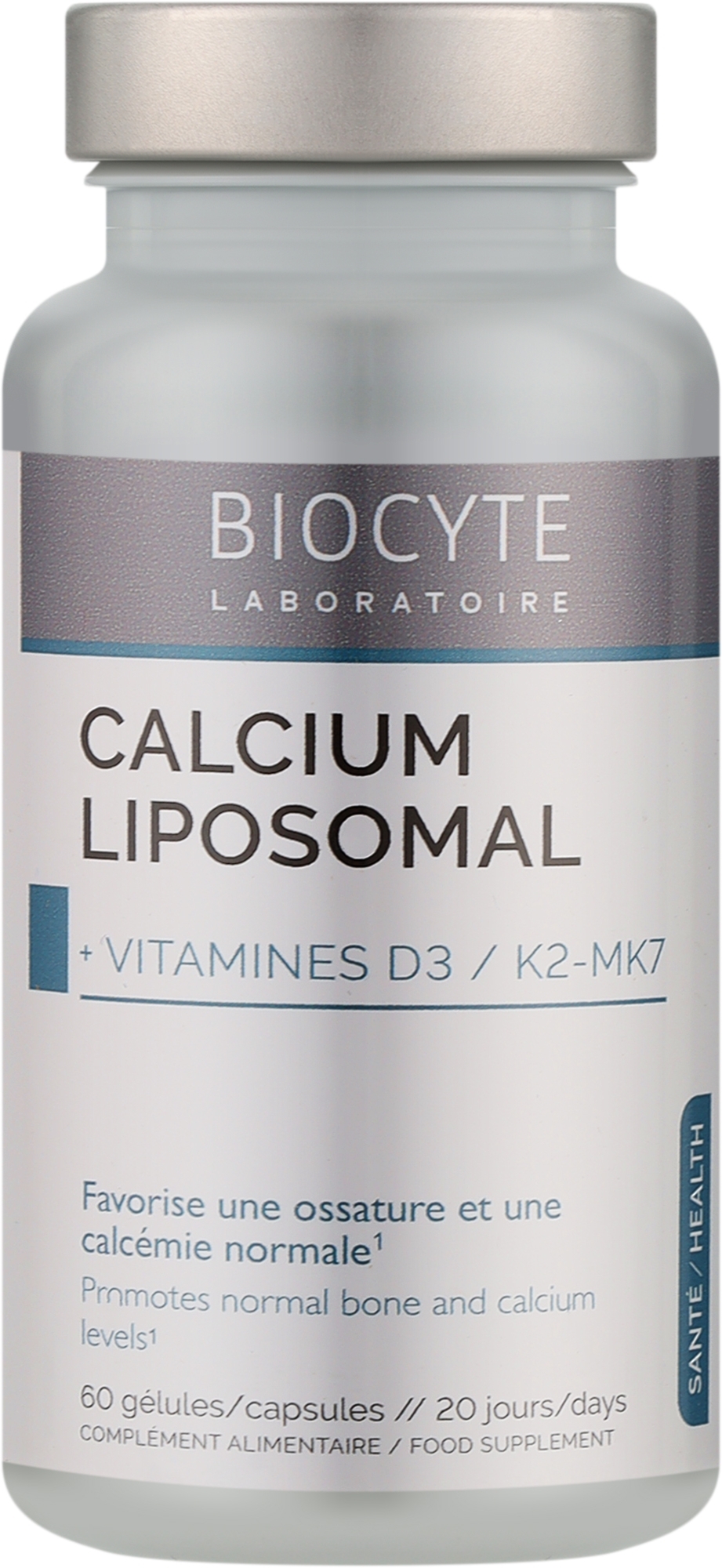 Пищевая добавка "Кальций" - Biocyte Calcium Liposomal — фото 60шт