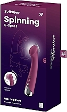 Вібратор для стимуляції точки G, червоний - Satisfyer Spinning G-Spot 1 Red — фото N1