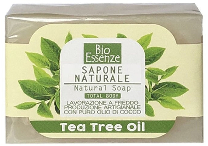 Мыло с маслом чайного дерева - Bio Essenze Natural Soap — фото N1