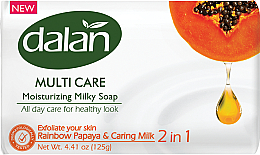 Мыло туалетное "Солнечная папайя и молоко" - Dalan Multi Care — фото N1