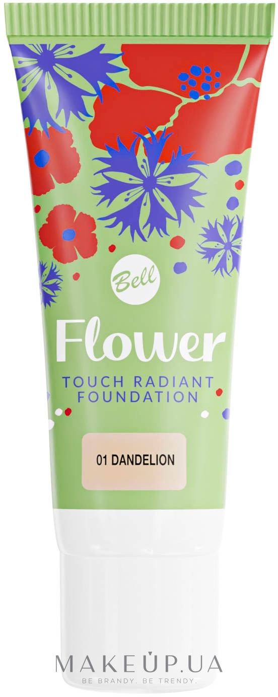 Тональний крем для обличчя - Bell Blossom Meadow Flower Touch Radiant Foundation — фото 01 - Dandelion