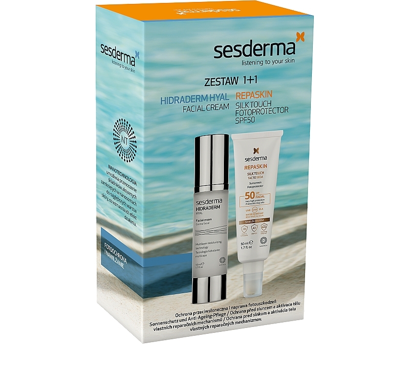 Набір   - SesDerma Laboratories Hidraderm Hyal & Reti Age (serum/30ml + f/cr/50ml) — фото N4