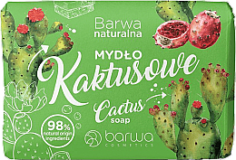Мыло для рук и тела с кактусом - Barwa Natural Soap — фото N1