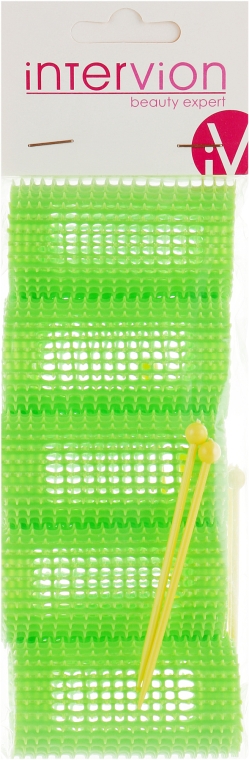 Бігуді пластмасові зі спицею, 5 шт - Inter-Vion — фото N1