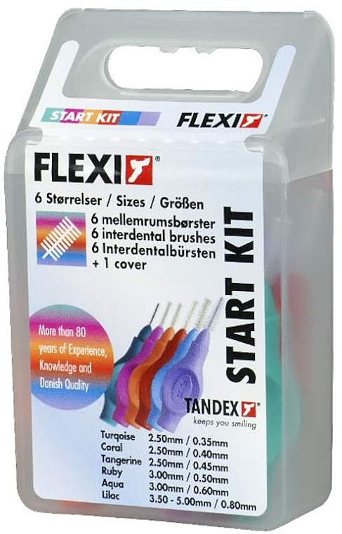 Набір міжзубних йоржиків - Tandex Flexi Start Kit Mix — фото N1