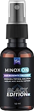 Парфумерія, косметика Лосьйон для росту волосся 15% - Minoxon Hair Regrowth Treatment Minoxidil Topical Solution Black Edition 15%