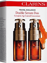 Парфумерія, косметика Набір для догляду за обличчям - Clarins Travel Exclusive Double Serum Duo (serum/2x30ml)