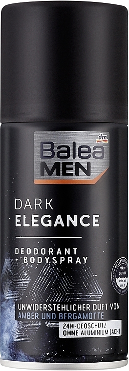 Дезодорант-спрей для тіла - Balea Men Dark Elegance — фото N1