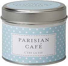 Парфумерія, косметика Ароматична свічка - The Country Candle Company Polkadot Parisian Cafe Tin Candle