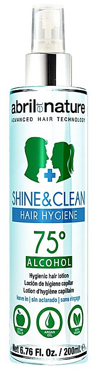 Очищувальний лосьйон для блиску волосся - Abril Et Nature Shine & Clean Hygienic Hair Lotion — фото N1