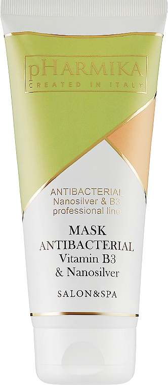 Антибактериальная маска с витамином В3 и наносеребром - pHarmika Mask Antibacterial Vitamin B3 & Nanosilver — фото N1