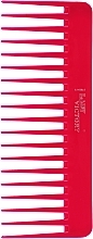 Парфумерія, косметика Гребінь пластиковий з рідкими довгими зубцями, HCF-19B, рожевий - Lady Victory