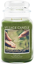 Духи, Парфюмерия, косметика Ароматическая свеча в банке - Village Candle Optimism